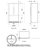 Fisher & Paykel RS90A3 434公升 嵌入式法式對開門雪櫃